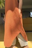 Made in Italy Paulo Pillow Cotton Shirt Dress Ginger /15 =